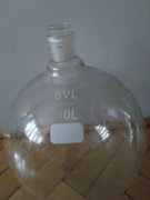 Kolba okrągłodenna 10 l