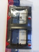SIMON 54 RAMKA PODWÓJNA ANTRACYT DR2/48