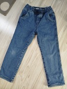 Spodnie ocieplane jeansowe chłopiec 134