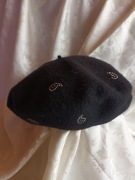 (UNIKAT)Stylowy beret-100%wełna.Hit.Moda.Dama.Klasyka.Kobieta.Zima.Wiosna.