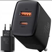 Szybka ładowarka 20W - USB + C - Baseus - mała 