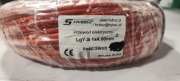 Przewód lgy-s 1x4mm2 czerwony 50m