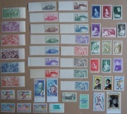 Kolonie francuskie zbiór, kilkanaście znaczków czystych **