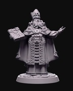 Ojciec Graham – Kapłan - 32mm 14K zgodna z DnD RPG Pathfinder Warhammer