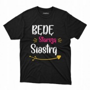 Meeboo t-shirt dziecięcy czarny bawełna rozmiar 128