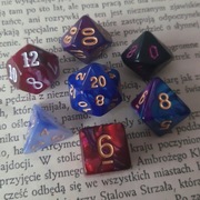 Romantyczny Zmierzch- Mieszany zestaw kości RPG