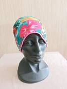 Czapka jesienno-wiosenna, kwiaty, dżungla, szer. 50cm