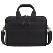 Torba męska skórzana na laptopa czarna Luxorro