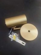 Lampy spotlight- złoto szczotkowane