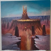 Surrealistyczny obraz olejny 70/70