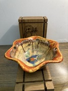 ceramika miseczka koszyczek glazura uranowa tester dozymetru przedwojenne?