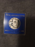50zł Fryderyk Chopin próba srebro 1972r
