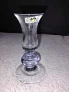 Szklany Świecznik , Wazonik Marki Montana 2w1