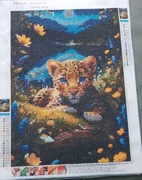 Haft Diamentowy Gotowy 30x40 ( Tygrys 1 )