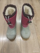 Buty śniegowce dziecięce róż. 31-32