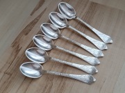 POSREBRZANE ŁYŻECZKI DO KAWY FILIŻANKI DANIA