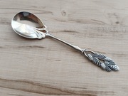 SREBRZONA ŁYŻECZKA DO PRZYSTAWEK FINLANDIA SZYSZKI