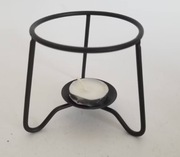 Metalowy stojak podgrzewaczy tealight do olejków, topienia wosku,