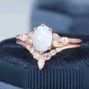 Podwójny pierścionek rozmiar US6