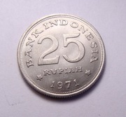 Indonezja 25 rupii 1971 PIĘKNA!