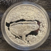 20 zł 1998 r. Ropucha Paskówka- Zwierzęta Świata. Folder *WYPRZEDAŻ 