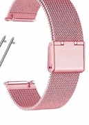 Bransoletka do zegarka ze stali nierdzewnej różowe złoto 20mm