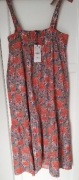 ZARA sukienka maxi kwiatowa roz. L