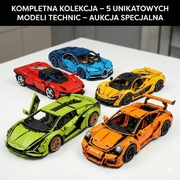 Sian, Daytona, Chiron, 911 GT3, P1 wszystkie 5 modeli technic