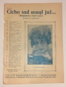 WYDAWNICTWO MINIATUROWE PRZEDWOJENNE....CICHO SAD USNĄŁJUŻ...... NR 229
