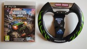 Monster Jam Path od Destruction Sony PlayStation 3 ps3 + kierownica gadżet