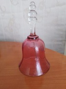 Dzwonek szklany Cranberry Glass 