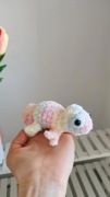 Chameleon na szydełku, dekoracja 