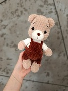 Maskotka ręcznie robiona | miś świąteczny | prezent na Święta 