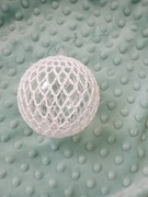 Bombka szydełkowa 8cm handmade 