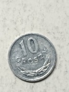 Moneta 10 groszy z roku 1981. PRL.