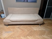 Rozkładana sofa jasna