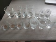 Zestaw 14 kieliszków Bols Sobieski żubrówka żołądkowa chopin