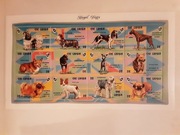 Gambia 1994 Mi 1667-78  pies  arkusz czysty idealny komplet