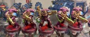 Warhammer 40k Space Marines - Hellblasters - Pomalowani