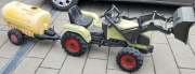 Duży Traktor z przyczepką na pedały.