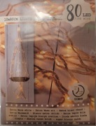 Kaskada LED lampki ozdobne na jucie lampki na baterie lampki do stroików