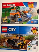 Lego CITY 60219 koparka + Juniors 10750 betoniarka 