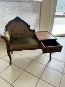 Szezlong, telefonistka w stylu ludwikowskim