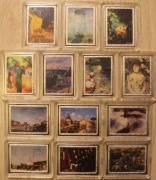 MALARSTWO KONGO 10 FRANKÓW KONGO 2007, 2009  - ZESTAW 13 SZTUK, RZADKOŚĆ