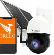 Kamera solarna obrotowa orllo z18 z panelem solarnym SIM - Zestaw