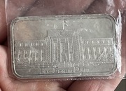 Sztabka Fake Emitent Dollar , 1 oz AG 999 . Egzemplarz ze zdjęć .