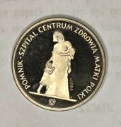L001 Moneta 200zł Próba Nikiel Pomnik Szpital Centrum Zdrowia M.Polki