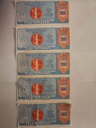 Loteria fantowa TELETOMBOLA LOS LOTERYJNY z 1991 cena za całość