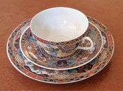 Japońska śniadaniówka z gejszą chryzantemy