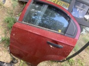 Dzwi aveo t250 2009 1,2 kolor bordo lewy tyl
